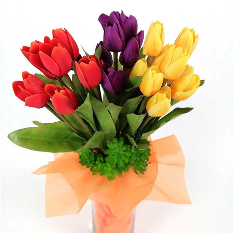 Artificiales 27 Tulipanes Color