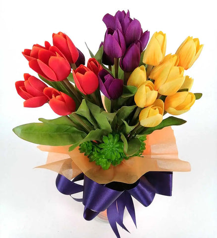 Artificiales 27 Tulipanes Color