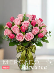 Tulipanes Fucsias en Clave Rosa