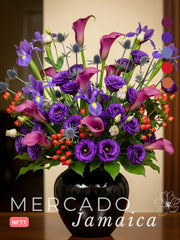 Encanto Floral Callas y Lisianthus