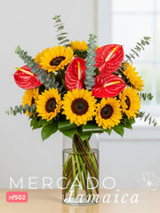 Girasoles Elegancia Tropical