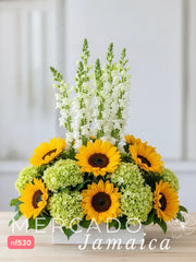 Arreglo con Girasoles para recargar batería
