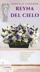 Arreglo Fúnebre Reyna del Cielo