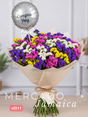 Ramo Amor Duradero de Statice Morado